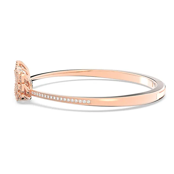 Vòng Đeo Tay Nữ Swarovski Swan Bangle Swan, Red, Rose gold-tone Plated 5614122 Màu Vàng Hồng Size S