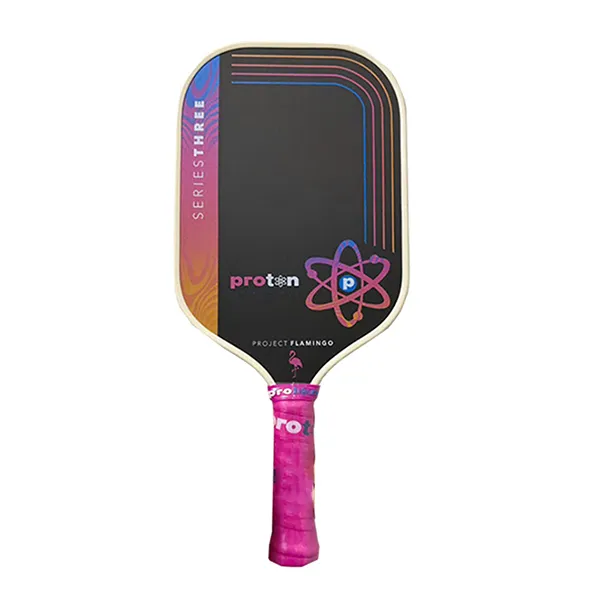 Vợt Pickleball Proton Series 3 Flamingo Cream Limited Edition Màu Đen Viền Kem