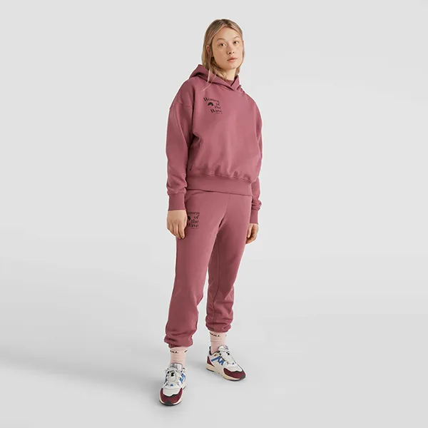 Áo Hoodie Nữ O’neill Women Of The Wave 1750033-13013 Màu Hồng Đất Size L