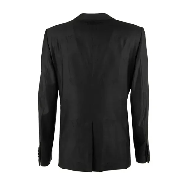 Áo Khoác Blazer Nam Dolce & Gabbana D&G Embroided Slim Fit Wool Blazer Màu Đen Đỏ Size 44