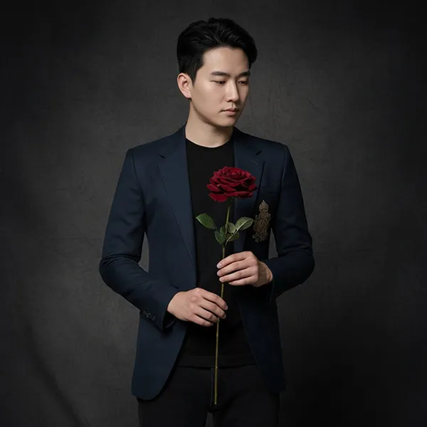 Áo Khoác Blazer Nam Dolce & Gabbana D&G Logo G2PN7Z FU22A B0485 Màu Xanh Navy Size 46