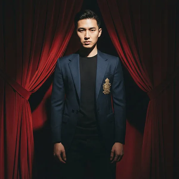 Áo Khoác Blazer Nam Dolce & Gabbana D&G Logo G2PN7Z FU22A B0485 Màu Xanh Navy Size 46