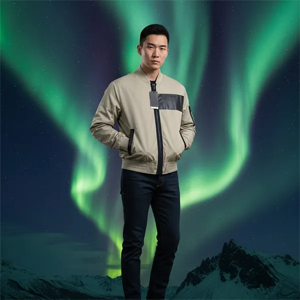 Áo Khoác Nam Armani Exchange 3RZB13 ZN99Z 1940 Màu Be Đen Size S