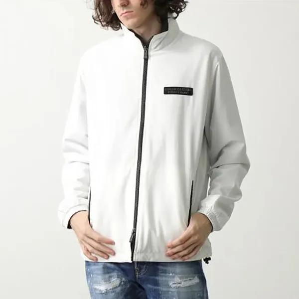 Áo Khoác Nam Armani Exchange Jacket 6RZB04 ZNICZ 6111 Hai Mặt Màu Đen Trắng Size 44