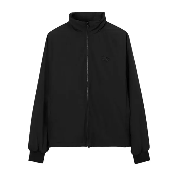 Áo Khoác Nam Burberry EKD Logo Embroidered Zip-Up Jacket - 81004231 Màu Đen Size M