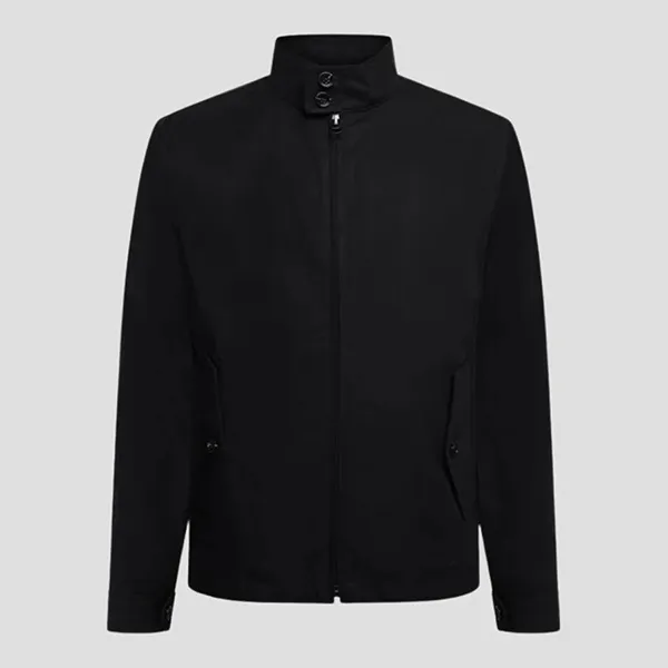 Áo Khoác Nam Burberry Lightweight Solid Zip-up In Black 8084222 Màu Đen Size 44