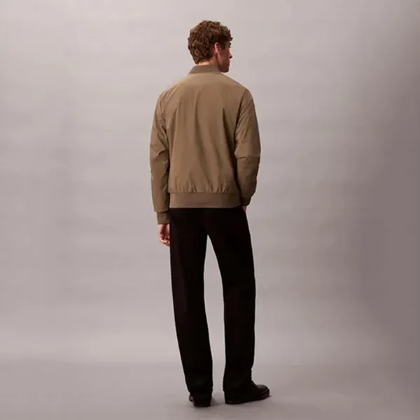 Áo Khoác Nam Calvin Klein CK Matte Bomber Jacket 40FM512 - 032 Màu Nâu Size S