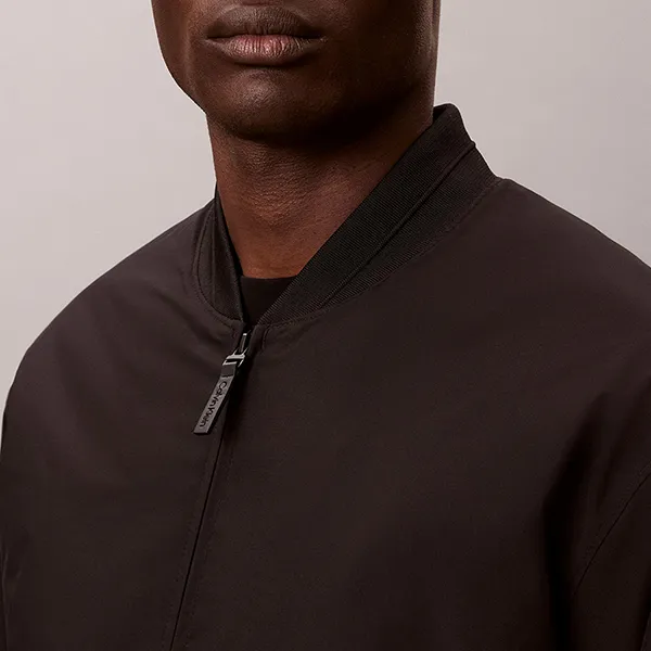 Áo Khoác Nam Calvin Klein CK Matte Classic Bomber Jacket 4LC513G - 001 Màu Đen Size XS