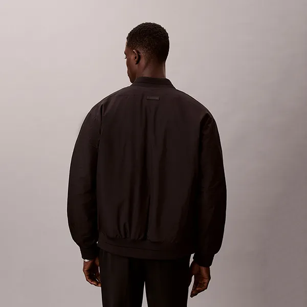 Áo Khoác Nam Calvin Klein CK Matte Classic Bomber Jacket 4LC513G - 001 Màu Đen Size XS