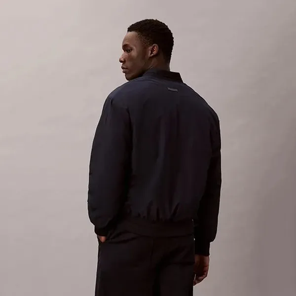 Áo Khoác Nam Calvin Klein CK Matte Classic Bomber Jacket 4LC513G - 410 Màu Xanh Navy Size XS