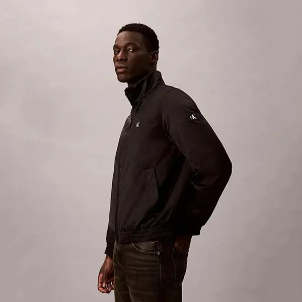 Áo Khoác Nam Calvin Klein CK Padded Zip Mock Neck Jacket 4RC516G - 001 Màu Đen Size XS