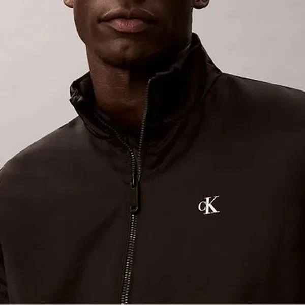 Áo Khoác Nam Calvin Klein CK Padded Zip Mock Neck Jacket 4RC516G - 001 Màu Đen Size XS