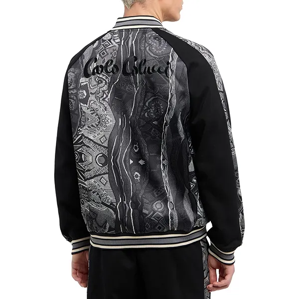 Áo Khoác Nam Carlo Colucci College Blouson Retro Vibes Jacket C8411 211 Màu Đen Xám Size S