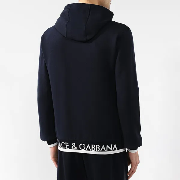 Áo Khoác Nam Dolce & Gabbana D&G Double Crown G9LN0Z Màu Xanh Navy Size 48