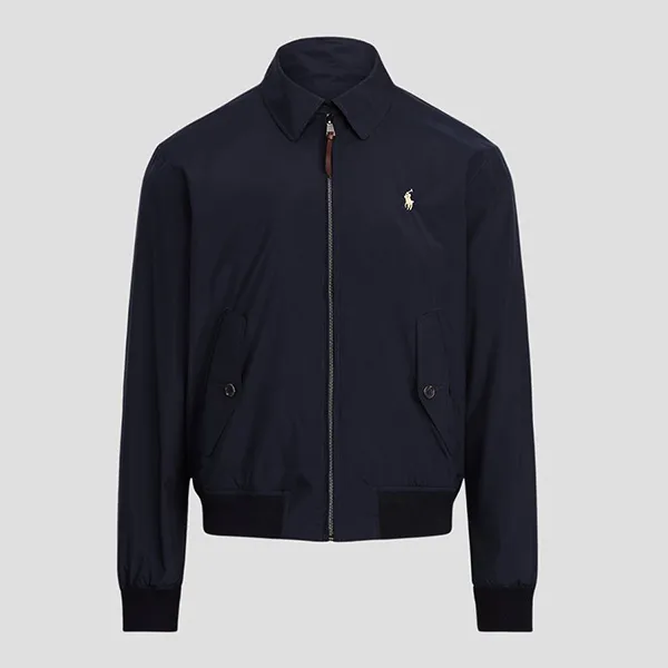 Áo Khoác Nam Ralph Lauren Packable Water-Repellent Jacket In Navy 710867174005 Màu Xanh Navy Size M