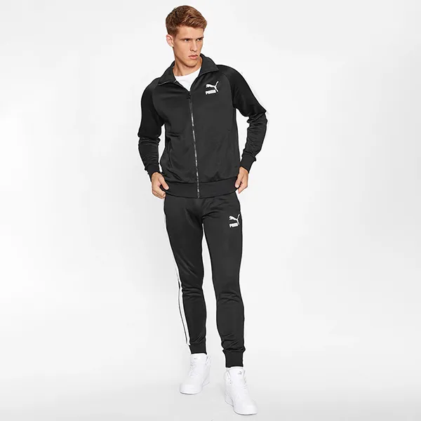 Áo Khoác Nỉ Nam Puma Mikina Iconic T7 530094 Černá Regular Fit 530094den Màu Đen Size S