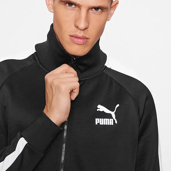 Áo Khoác Nỉ Nam Puma Mikina Iconic T7 530094 Černá Regular Fit 530094den Màu Đen Size S