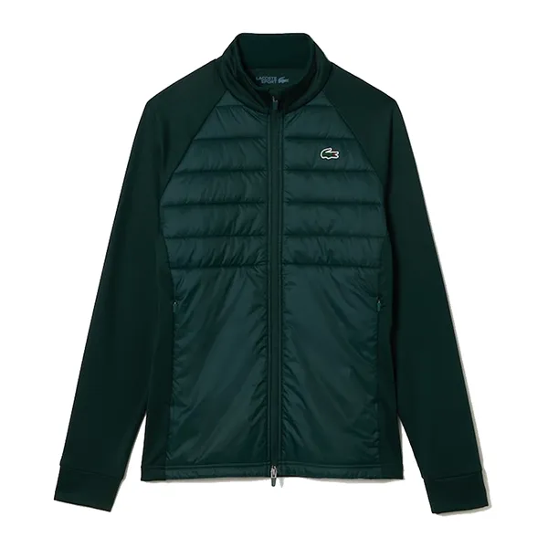 Áo Khoác Phao Nam Lacoste Golf Windbreaker BH1043 - EXZ Màu Xanh Green Size 50