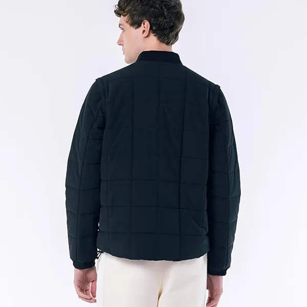 Áo Khoác Phao Nam Lacoste Jacket 2-Way Quilted Jacket Men's BH017–031 Màu Xanh Đen Size 46