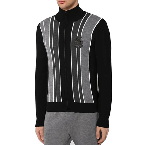 Áo Len Nam Dolce & Gabbana D&G Black 5435260 Màu Đen Size 44