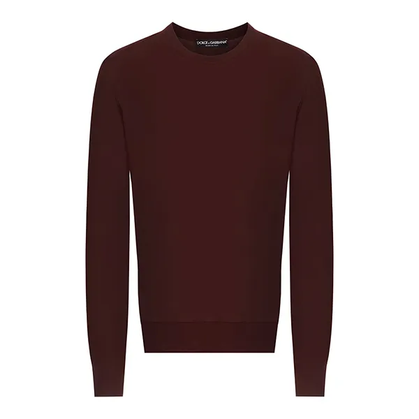 Áo Len Nam Dolce & Gabbana D&G Sweater GX412T JAWLA R2723 Màu Đỏ Mận Size 48