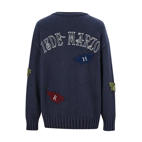 Áo Len Nữ 13 De Marzo Harry And Weasley Vintage Sweater In Navy - DE02016BLUES Màu Xanh Navy Size S