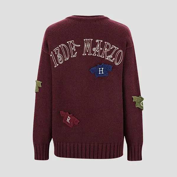 Áo Len Nữ 13 De Marzo Harry And Weasley Vintage Sweater In Red - DE01990REDS Màu Đỏ Size S