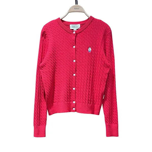 Áo Len Nữ WHOAU SS25 WHCKG2325F Màu Đỏ