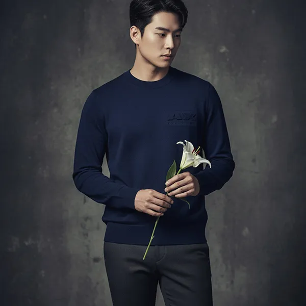 Áo Len Sweater Nam Armani Exchange 3DZM1C ZMW8Z Màu Xanh Navy Size XS