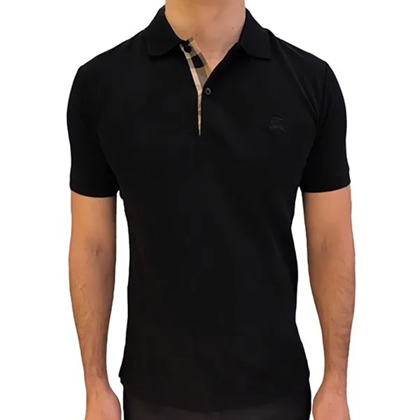 Áo Polo Nam Burberry Outlet Men's Black Shirt 8004581 Màu Đen Size XS