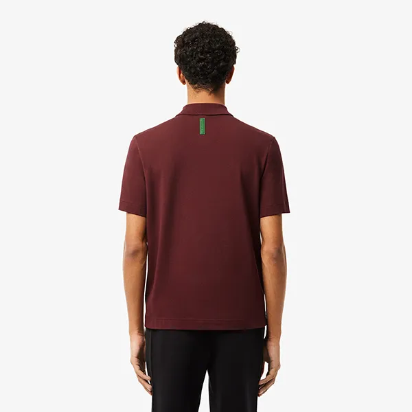 Áo Polo Nam Lacoste Movement Shirt Ultra Light Pique PH8361 BZD Màu Đỏ Mận Size 4