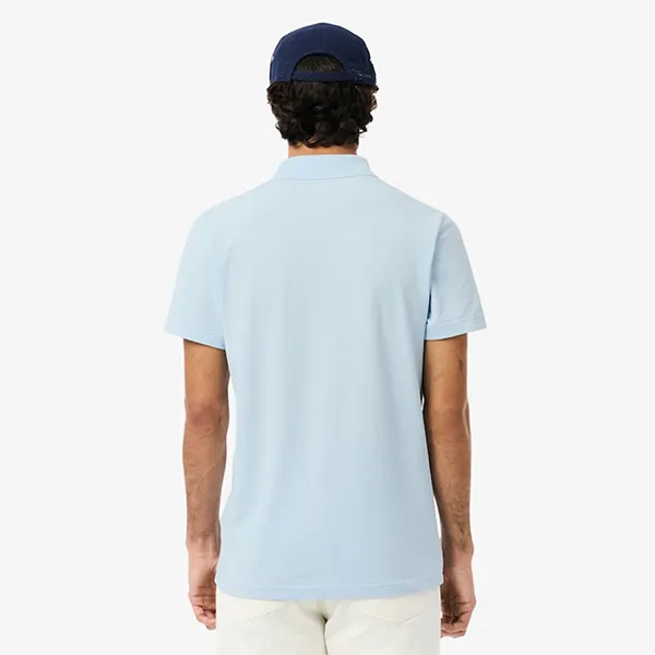 Áo Polo Nam Lacoste Regular Fit Cotton Blend DH5522 T01 Màu Xanh Nhạt Size 4