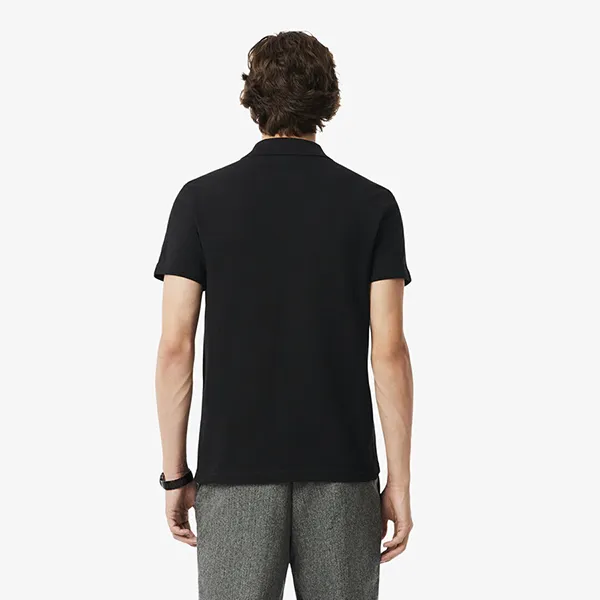 Áo Polo Nam Lacoste Regular Fit Logo Trim L.12.12 PH9863 031 Màu Đen Size 3