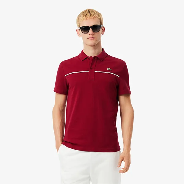 Áo Polo Nam Lacoste Regular Fit Logo Trim L.12.12 Polo Shirt PH9863 476 Màu Đỏ Size 3