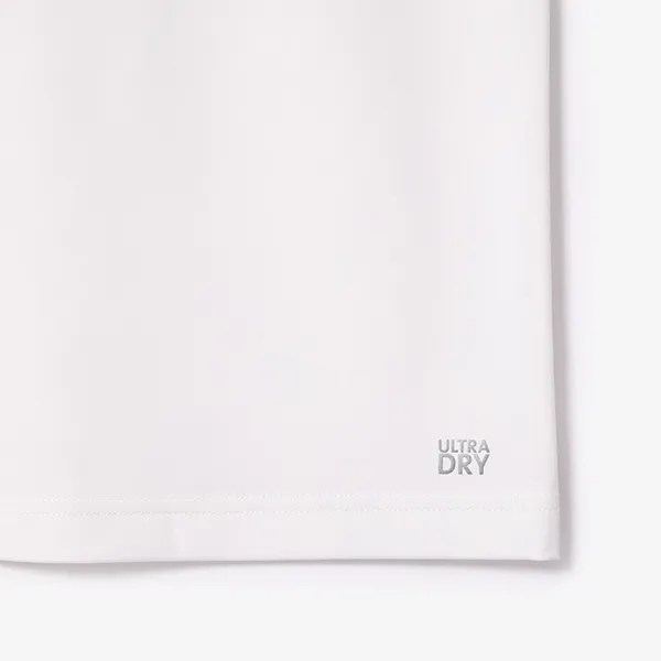 Áo Polo Nam Lacoste Regular Fit Ultra Dry Jersey Tennis DH1822 Z92 Màu Trắng Size 3