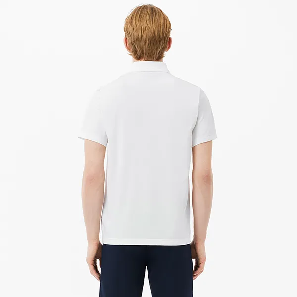 Áo Polo Nam Lacoste Regular Fit Ultra Dry Jersey Tennis DH1822 Z92 Màu Trắng Size 3