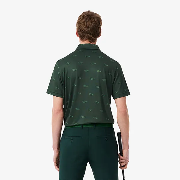 Áo Polo Nam Lacoste Ultra-dry DH5175 E3D Màu Xanh Lá Size 3