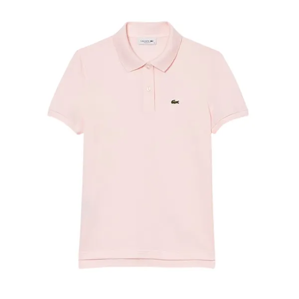 Áo Polo Nữ Lacoste Regular Fit Supple Petit Piqué PF7839 51 T03 Màu Hồng Size 34