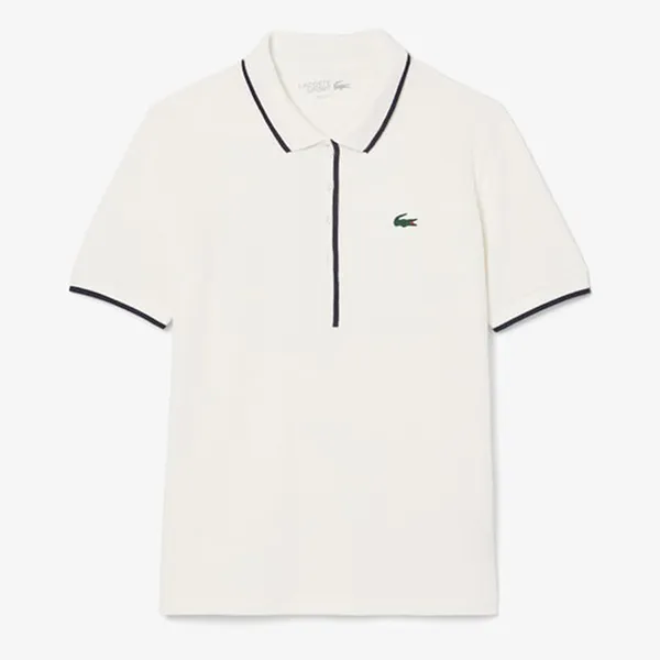 Áo Polo Nữ Lacoste Regular Fit Tennis Thermo-Regulating PF8603-51-EV0 Màu Trắng Size 34