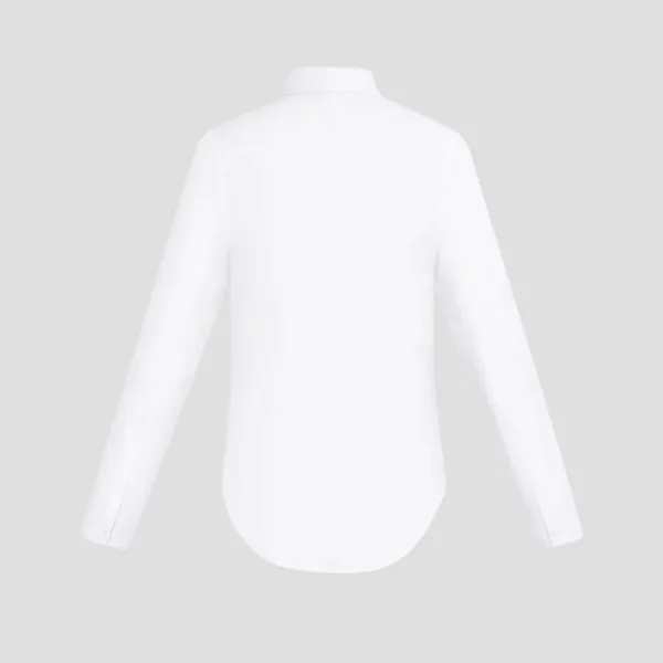 Áo Sơ Mi Nam Dior Homme With Bee Logo Embroidered In White - 733C554B2088 Màu Trắng Size 38