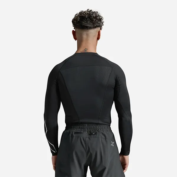 Áo Thun Dài Tay Bó Cơ Nam 2XU Core Compression MA6398a-BLK/SIL Màu Đen Size S