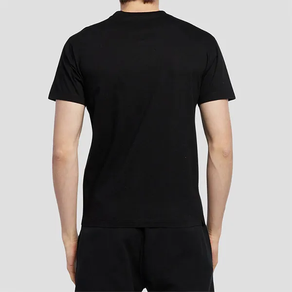 Áo Thun Nam Dsquared2 Supercrew Logo Printed In Black S71GD1130 S23009 900 Màu Đen Size S