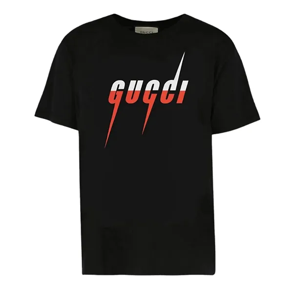 Áo Thun Nam Gucci Blade With Logo Print In Black T-Shirt 863044 XJAZY 1141 Màu Đen Size S