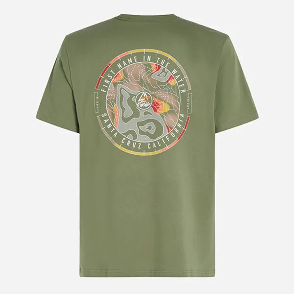 Áo Thun Nam O'Neill Trvlr Series Back Print Polygiene 2850194-16011 Màu Xanh Lá Size XS