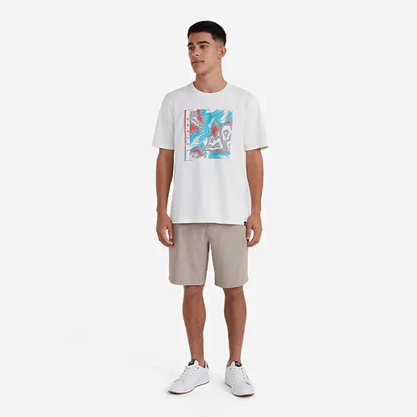 Áo Thun Nam O'Neill Trvlr Series Pacific Polygiene 2850190-11010 Màu Trắng Size S