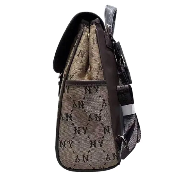 Balo MLB Diamond Monogram Jacquard New York Yankees Backpack 7ABKM046N-50BRS Màu Nâu