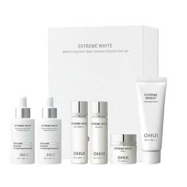 Bộ Dưỡng Da Ohui Extreme White Melatoning Duo 6 Món