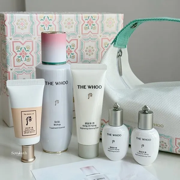 Bộ Dưỡng Da Tiền Tinh Chất The Whoo Bichup Treatment Essence Special Set 5 Món