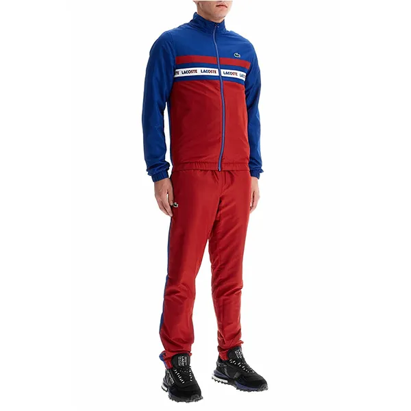 Bộ Thể Thao Nam Lacoste Bicolor Sports Tracksuit WH7567-1 Màu Xanh Đỏ Size S