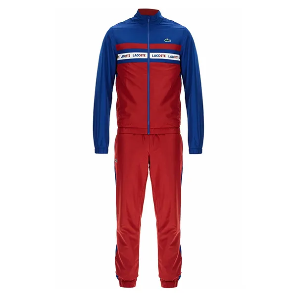 Bộ Thể Thao Nam Lacoste Bicolor Sports Tracksuit WH7567-1 Màu Xanh Đỏ Size S